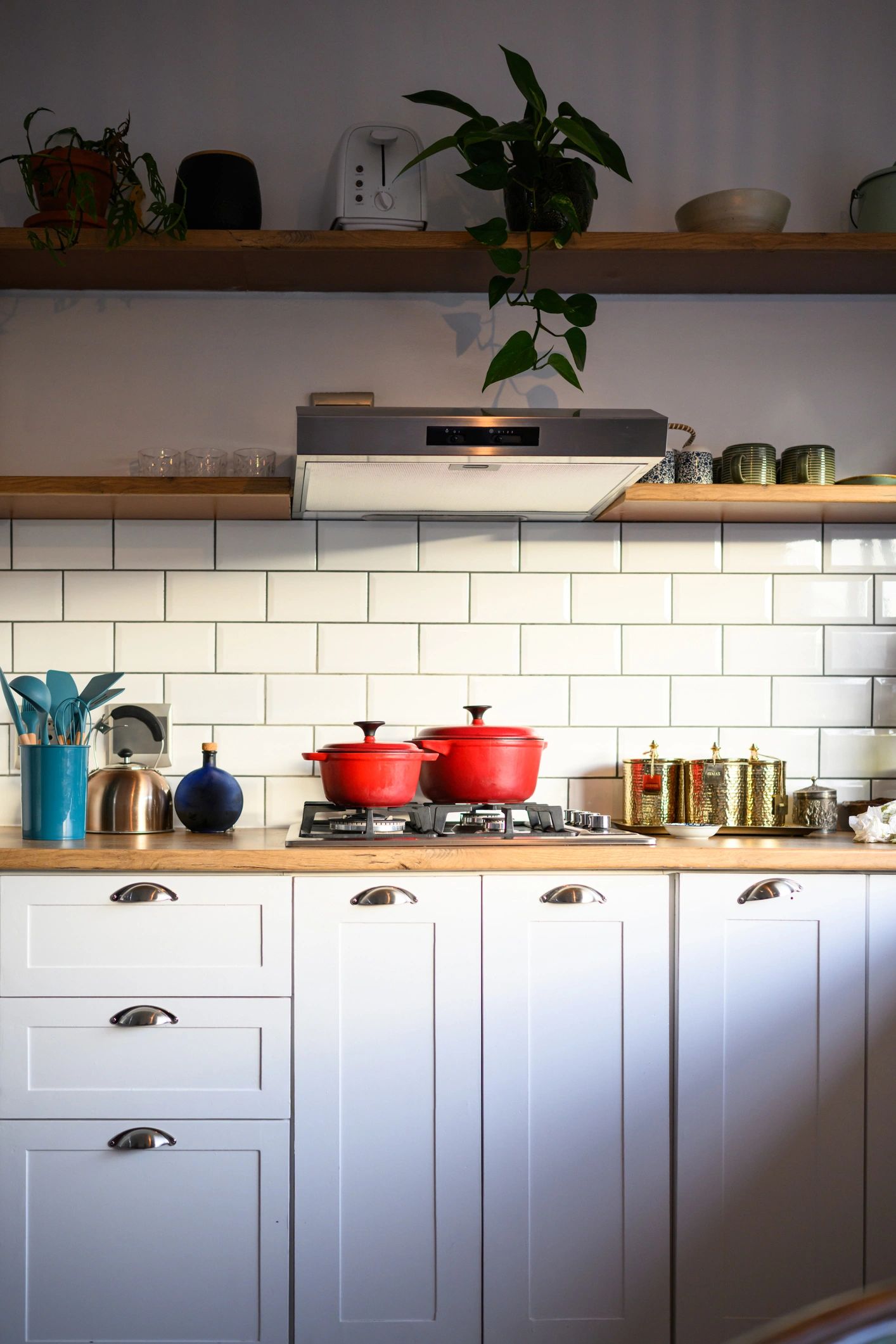 Moody modern kitchen interior